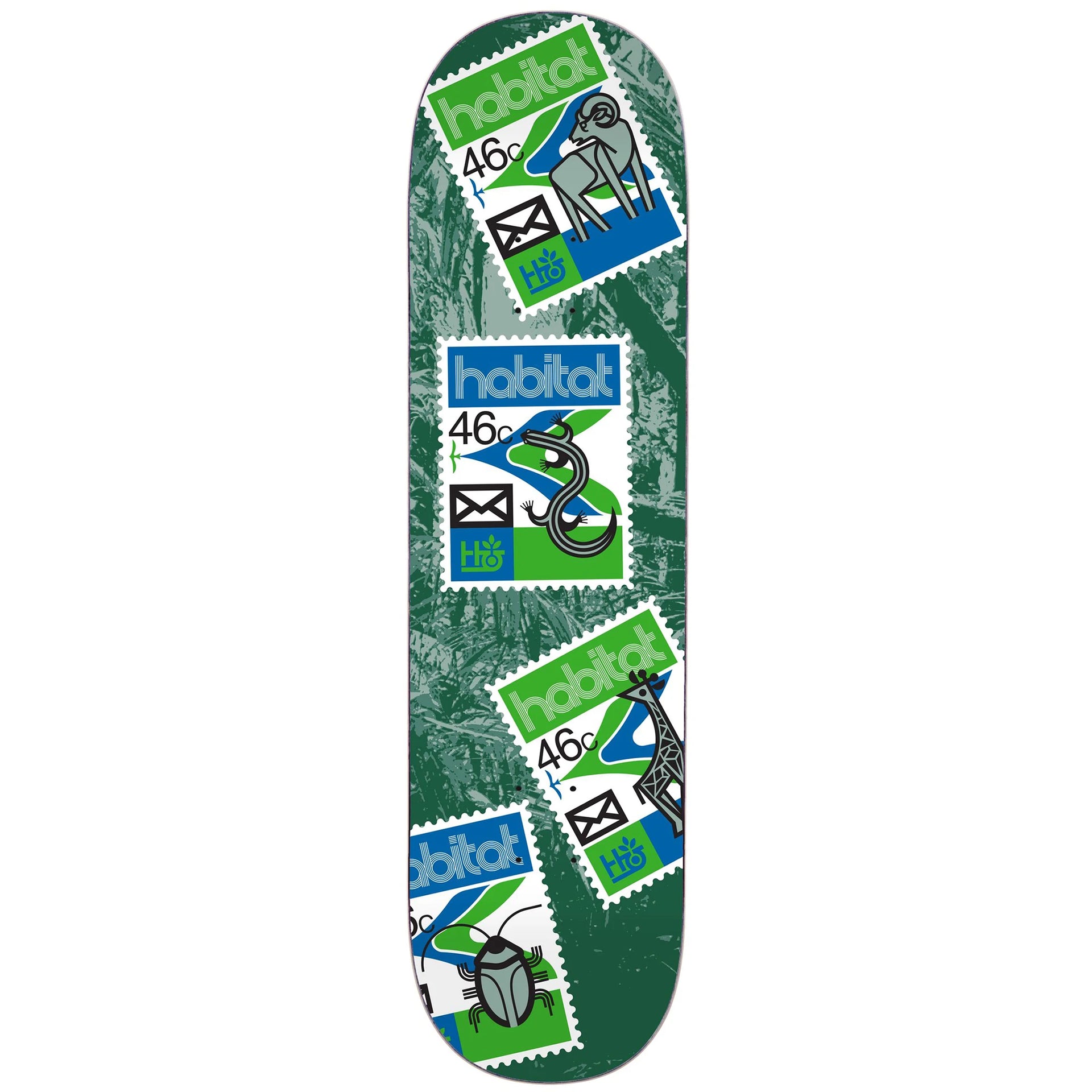 Habitat Skateboards Postage Scatter Deck 8.5 | No-Comply Skateshop