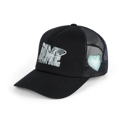 Dime MTL Cosmic Trucker Hat - Black