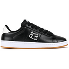 Black leather I-Path Footwear Ace skateboarding sneaker on a white background