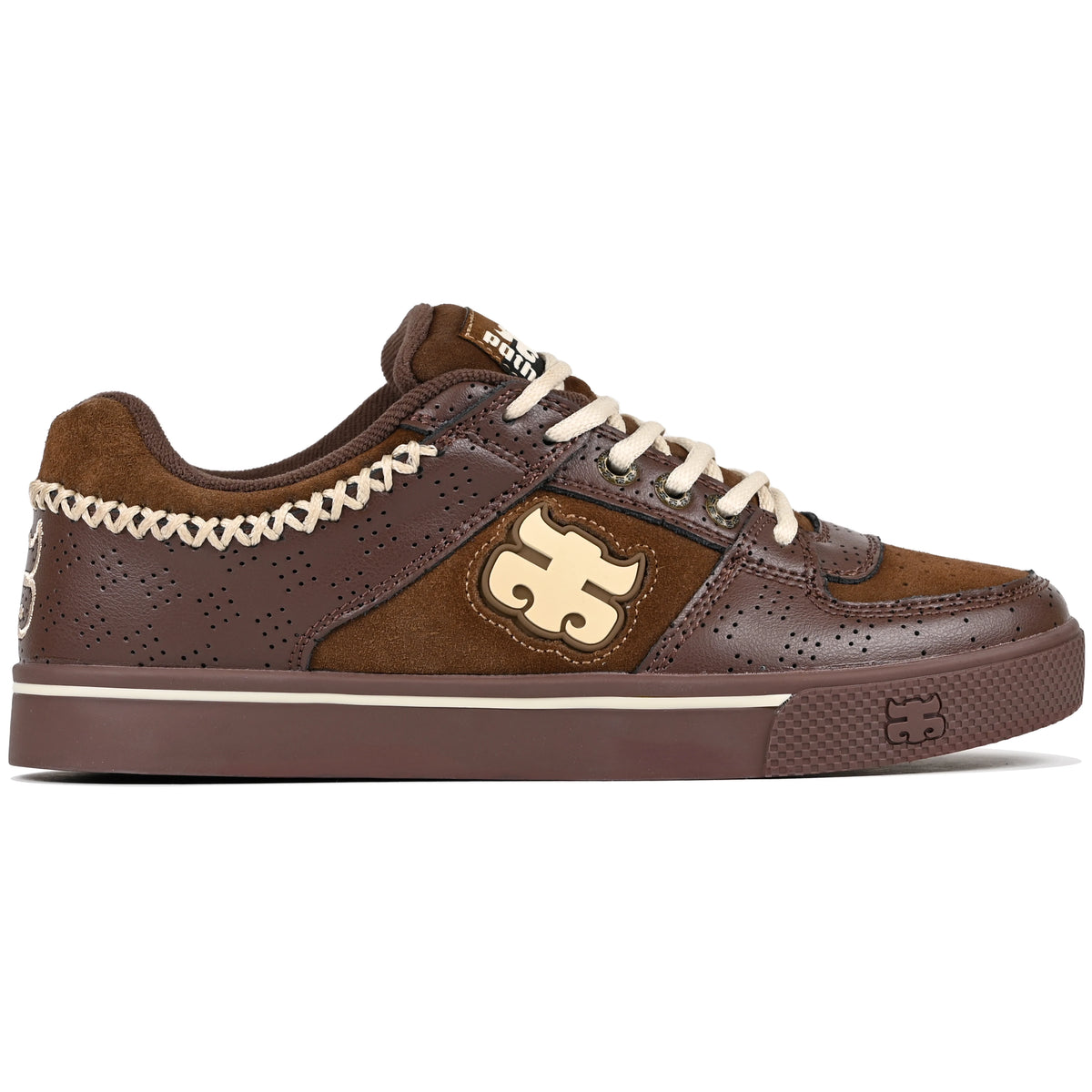 IPATH Langston Brown Leather High Top Suede Chukka Sneakers Skate Shoes Mens 12 POET - BROWN SUEDE – IPATH main image 2