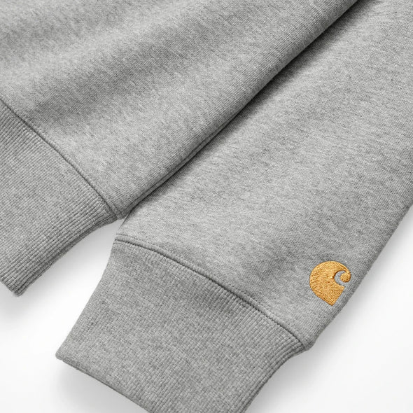 Carhartt WIP Chase Crewneck Sweatshirt - Grey Heather