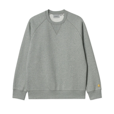 Carhartt WIP Chase Crewneck Sweatshirt - Grey Heather