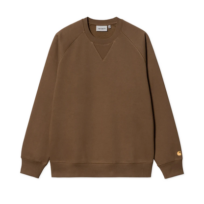 Carhartt WIP Chase Crewneck Sweatshirt - Chocolate