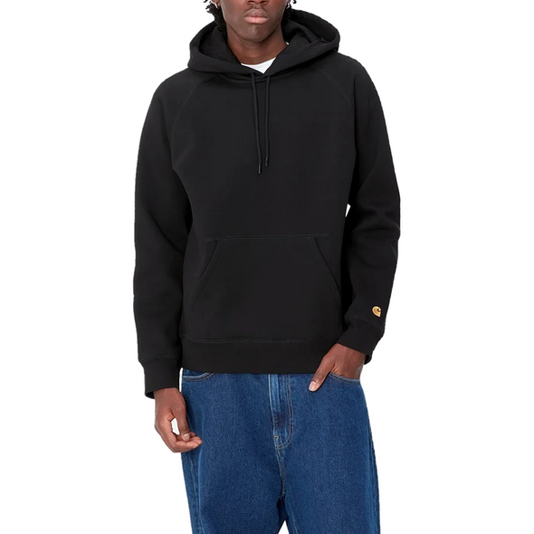 Carhartt WIP Hooded Chase Sweatshirt - Black