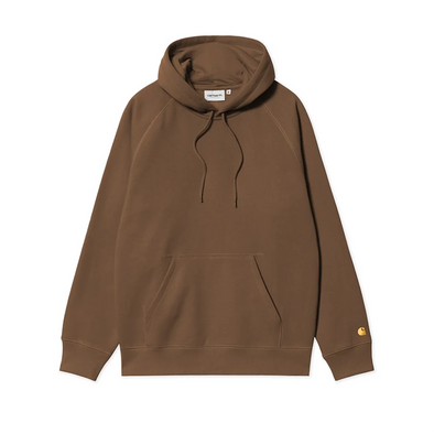 Carhartt WIP Hooded Chase Sweatshirt - Chocolate