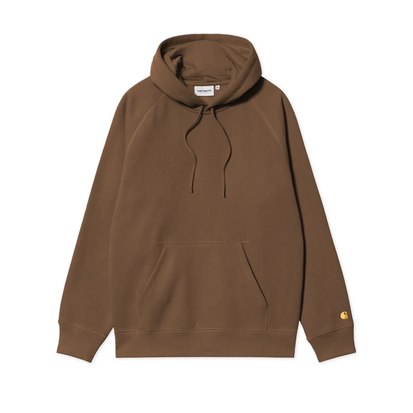 Carhartt WIP Hooded Chase Sweatshirt - Chocolate