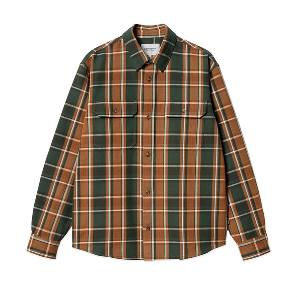 Carhartt WIP Hobart L/S Shirt - Sycamore