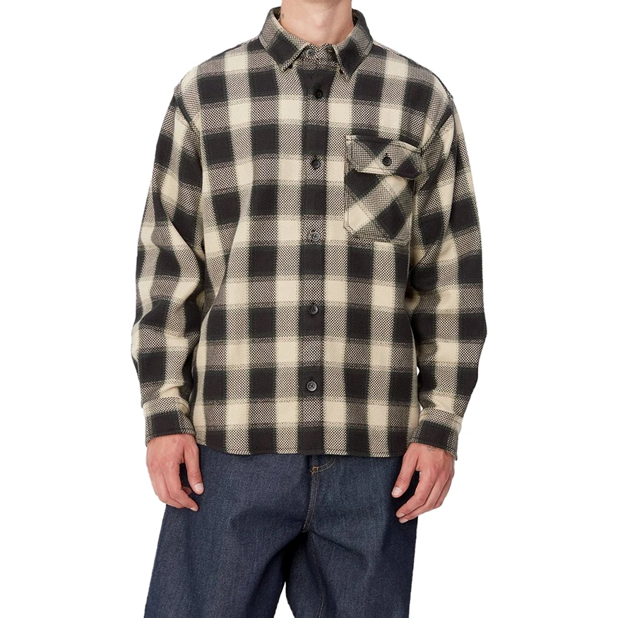 Carhartt WIP Witten Check L/S Woven Shirt - Wall