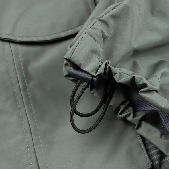 Dime MTL Fishing Zip-Off Jacket - Olive