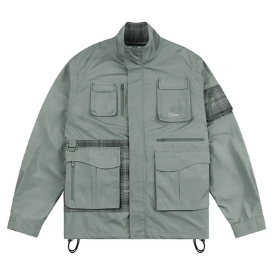 Dime MTL Fishing Zip-Off Jacket - Olive