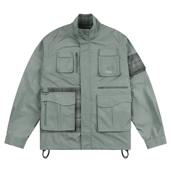 Dime MTL Fishing Zip-Off Jacket - Olive