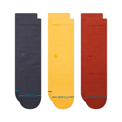 Stance Classic Crew Icon 3-Pack - Navy