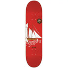 Magenta Skateboards Ben Gore Nautical Deck 8.5 features a vibrant red design with a sailboat graphic.