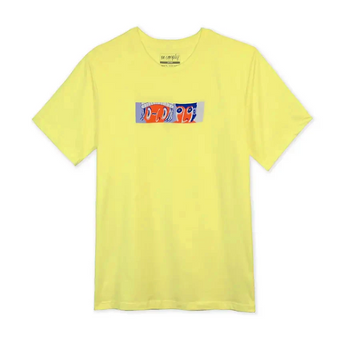 No-Comply Faces Design Contest Tee Shirt - Yellow