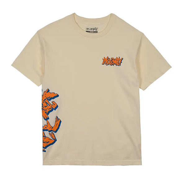 No-Comply Discretion Tee Shirt - Cream