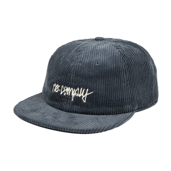 No-Comply Script Check Corduroy Hat - Grey