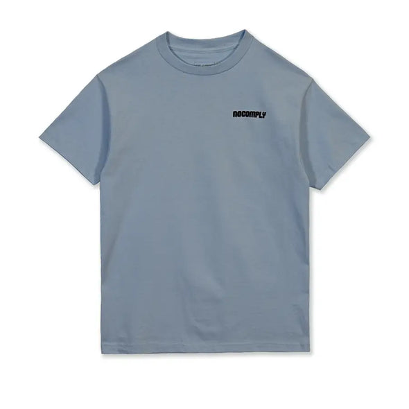 No-Comply Trademark Tee Shirt - Baby Blue