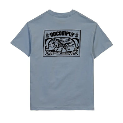 No-Comply Trademark Tee Shirt - Baby Blue