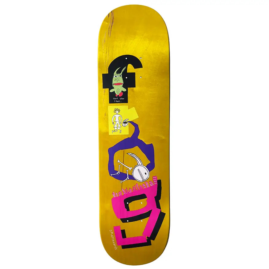 Frog Skateboards Pat Unreleased Deck 8.38