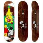 Polar Skate Co. Oskar Rozenberg Poker Face Deck 8.12 with vibrant artwork, features varying veneer color, grip tape sold separately.