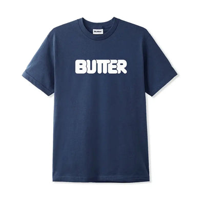 Butter Goods Round Logo Tee Shirt - Navy