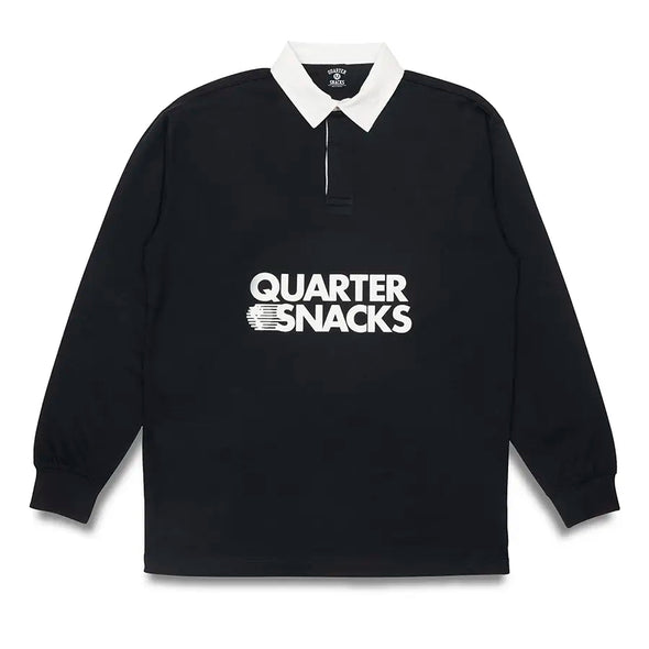 Quartersnacks Globe Rugby Shirt - Navy