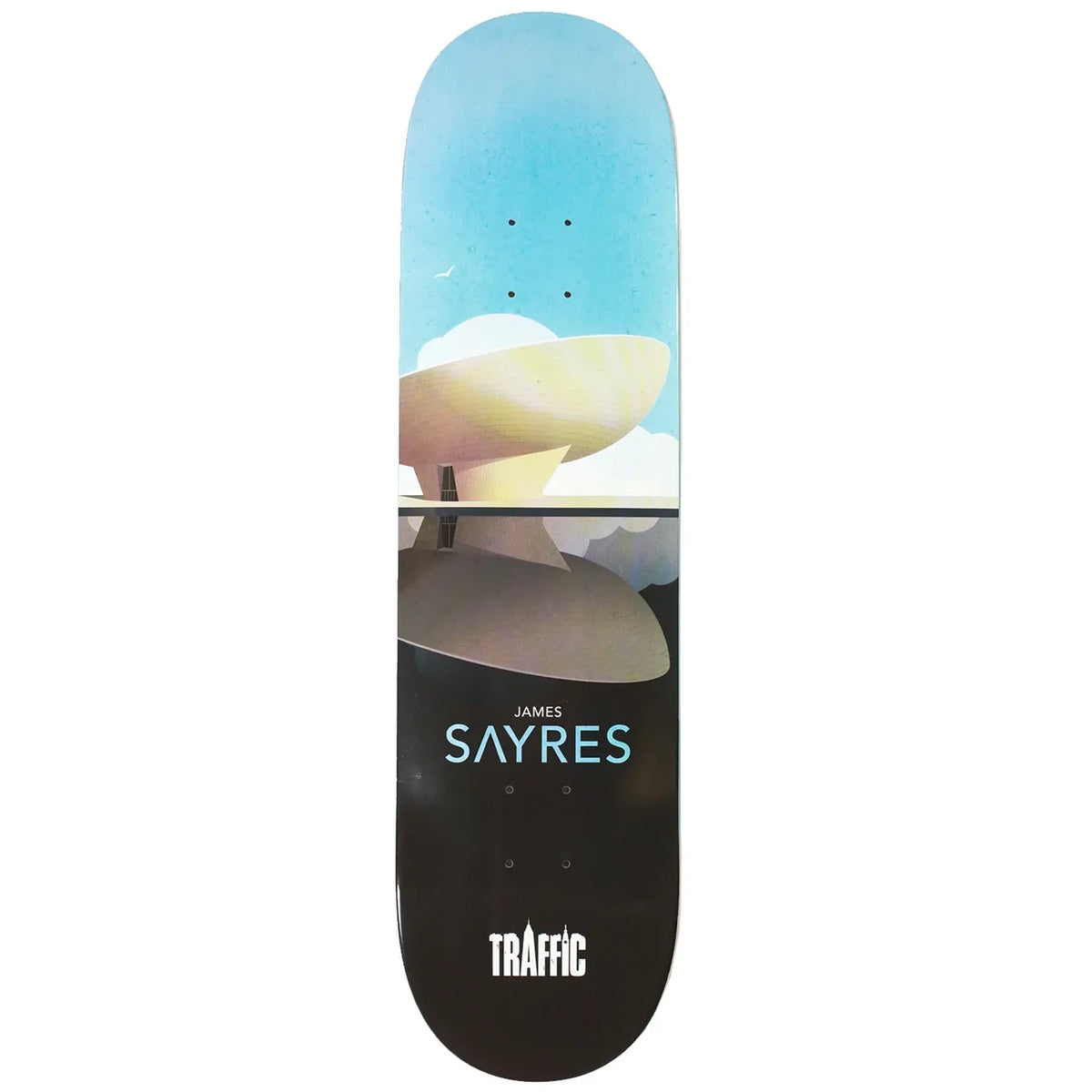 Traffic Skateboards Sayers Cloud City Deck 8.25 | No-Comply ATX