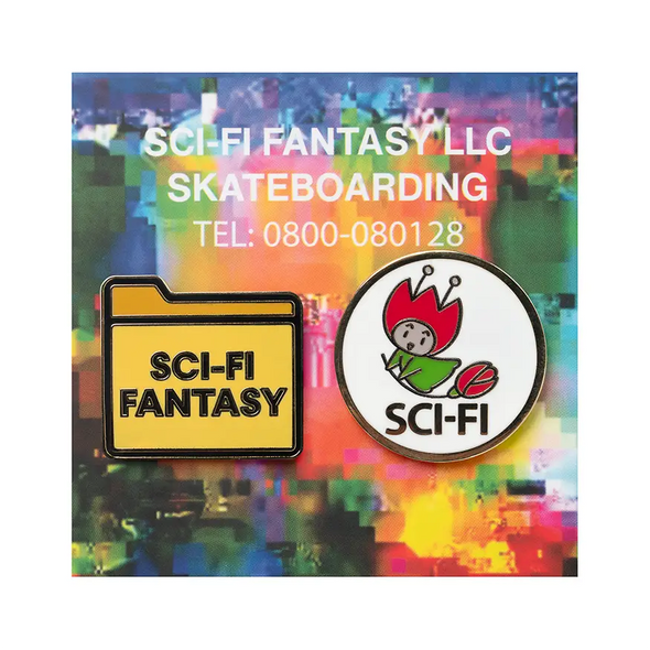 Sci-Fi Fantasy Enamel Pin 2 Pack - Multi