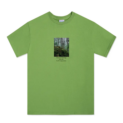 Sci-Fi Fantasy Forest Tee Shirt - Kiwi