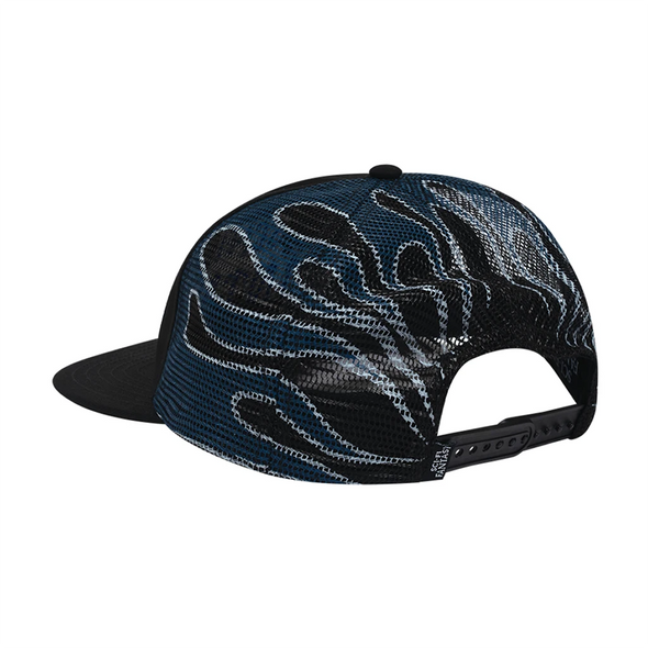 Sci-Fi Fantasy Biker Logo Hat - Black