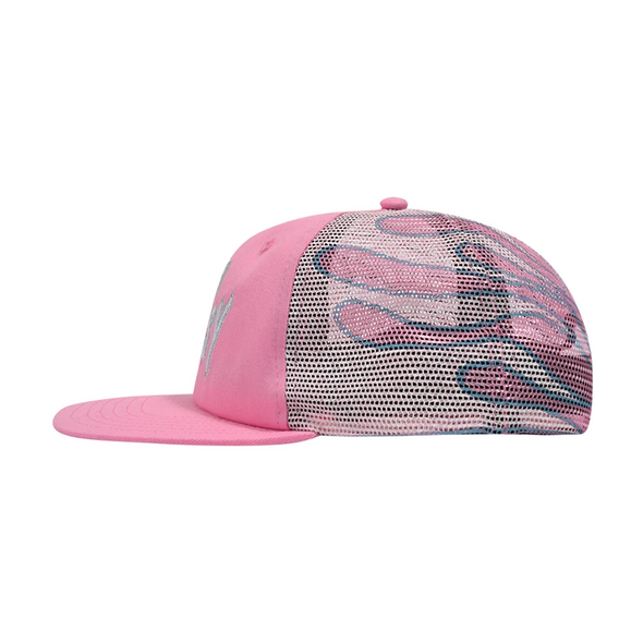 Sci-Fi Fantasy Biker Logo Hat - Pink