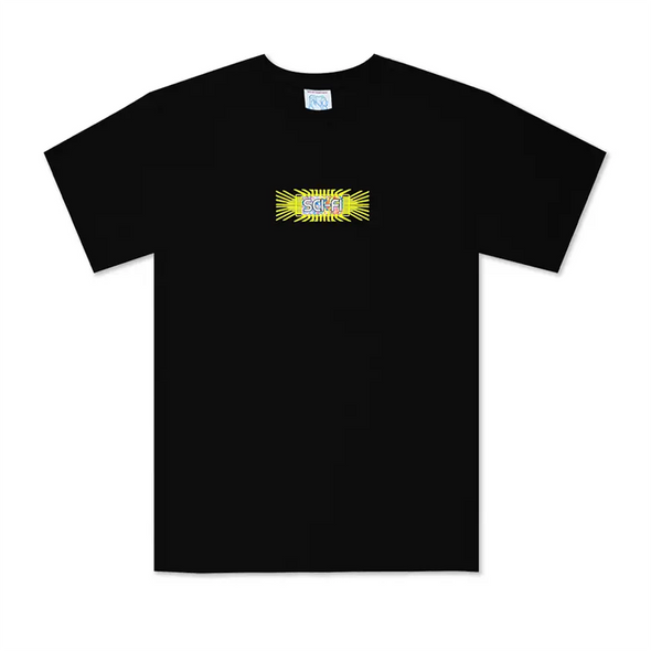 Sci-Fi Fantasy Chip Tee Shirt - Black