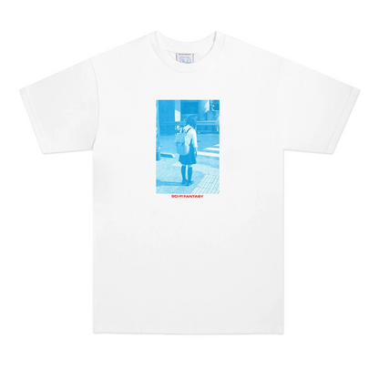 Sci-Fi Fantasy Cruel Technology Tee Shirt - White