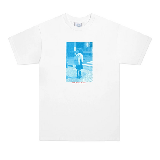 Sci-Fi Fantasy Cruel Technology Tee Shirt - White