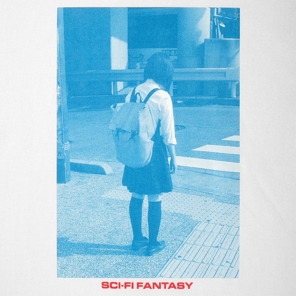 Sci-Fi Fantasy Cruel Technology Tee Shirt - White