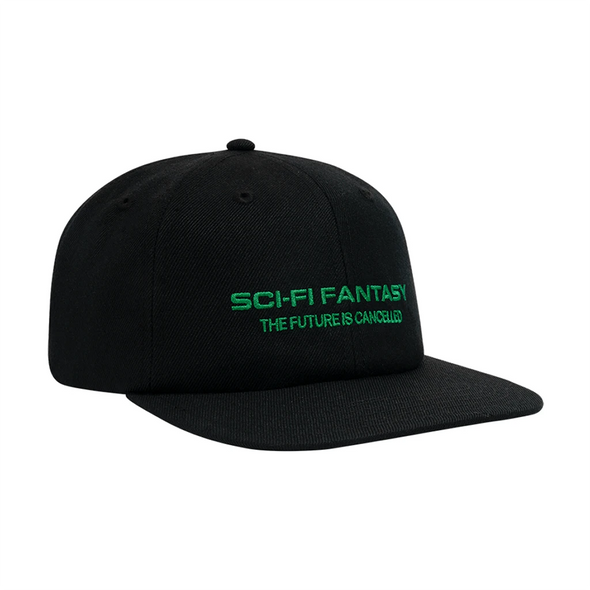 Sci-Fi Fantasy Future Is Cancelled Hat - Black