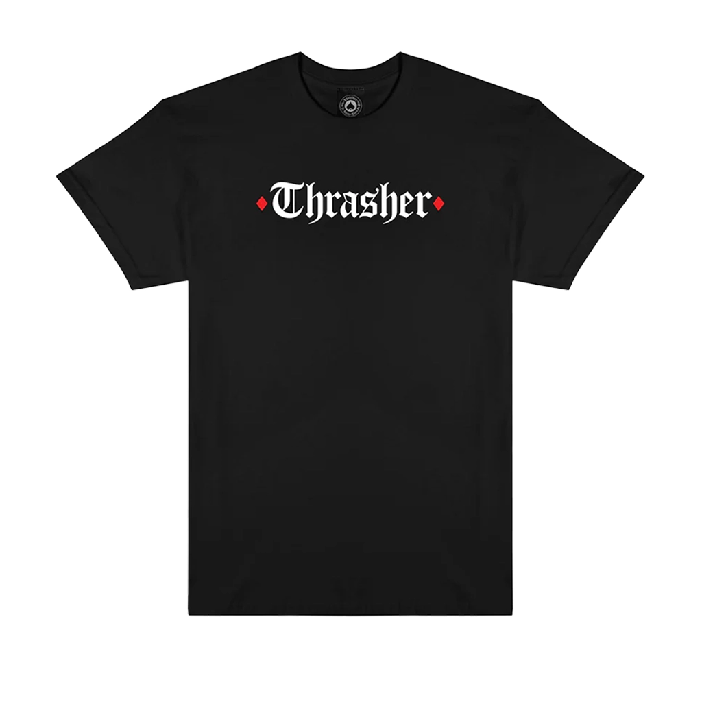 Thrasher Magazine x Spitfire Wheels The End Oath Tee Shirt - Black