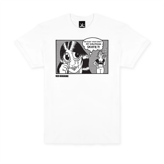 Thrasher Magazine x Toy Machine Girlfriend Tee Shirt - White