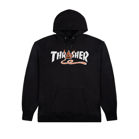 Thrasher Magazine x Toy Machine Pyramid Hoodie - Black