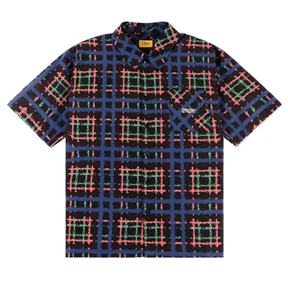 Dime MTL Resort Plaid Shirt - Midnight