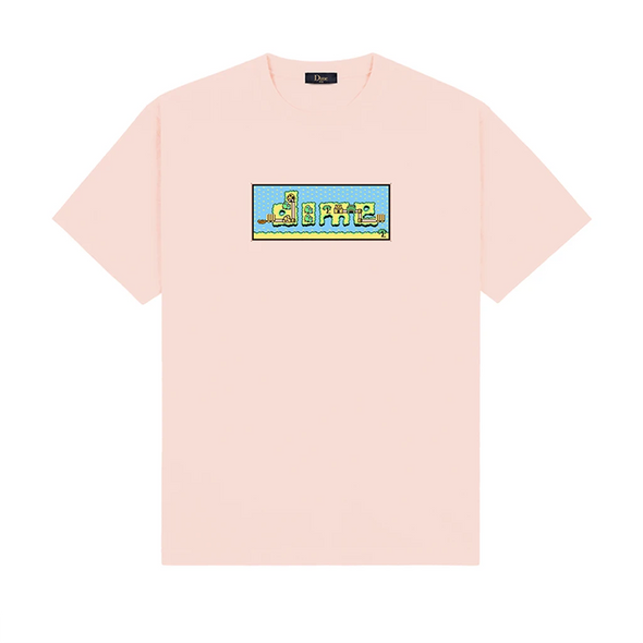 Dime MTL Dime World Tee Shirt - Pale Peach