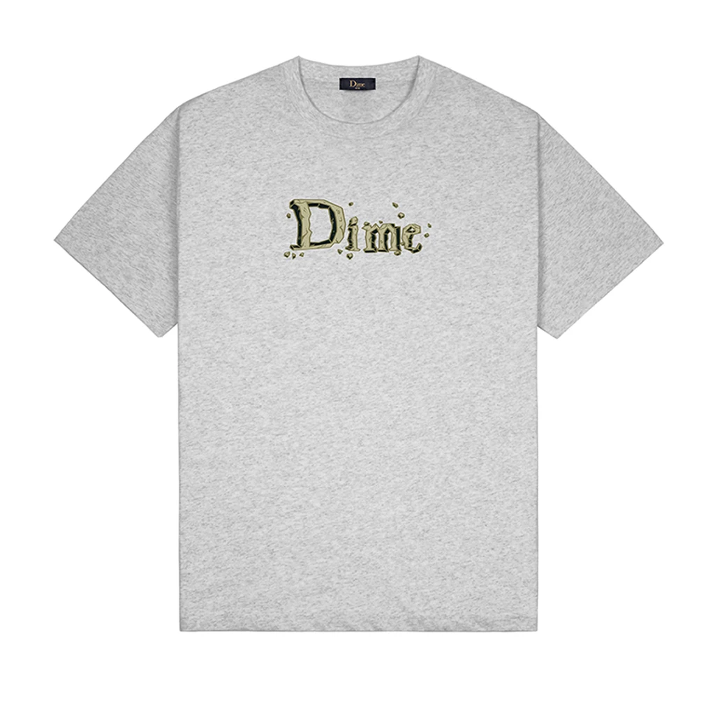 Dime MTL Classic Stone Tee Shirt - Heather Grey