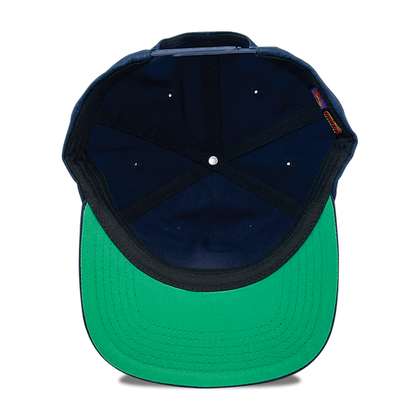 Towers Stacked Snapback Hat - Navy