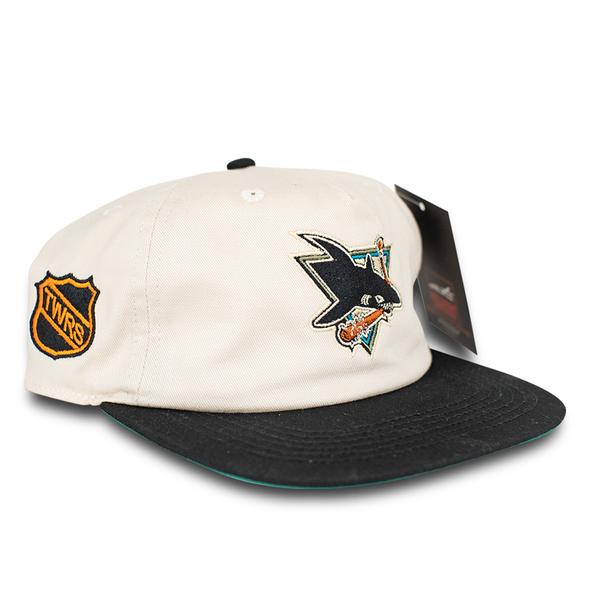 Towers Sharks Hat - Cream Black