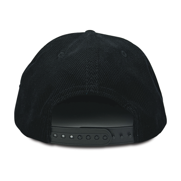 Towers Panther Corduroy Snapback - Black