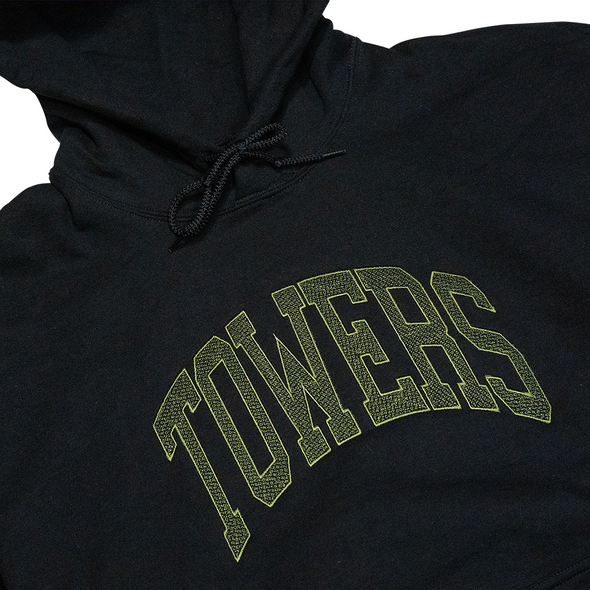 Towers Chain Hoody - Black