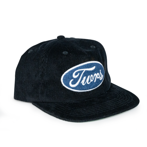 Towers LTD Corduroy Snapback Hat - Black