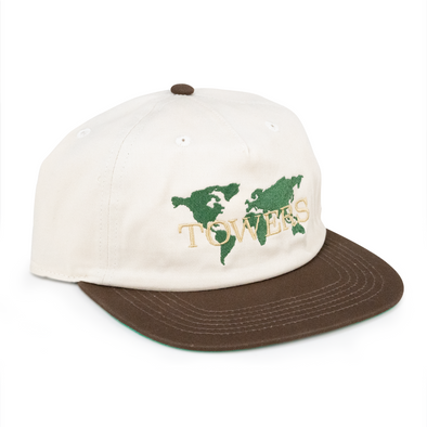 Towers Branch Patch Snapback Hat - Cream/Brown