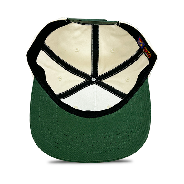 Towers Tiger Snapback Hat- Cream Green