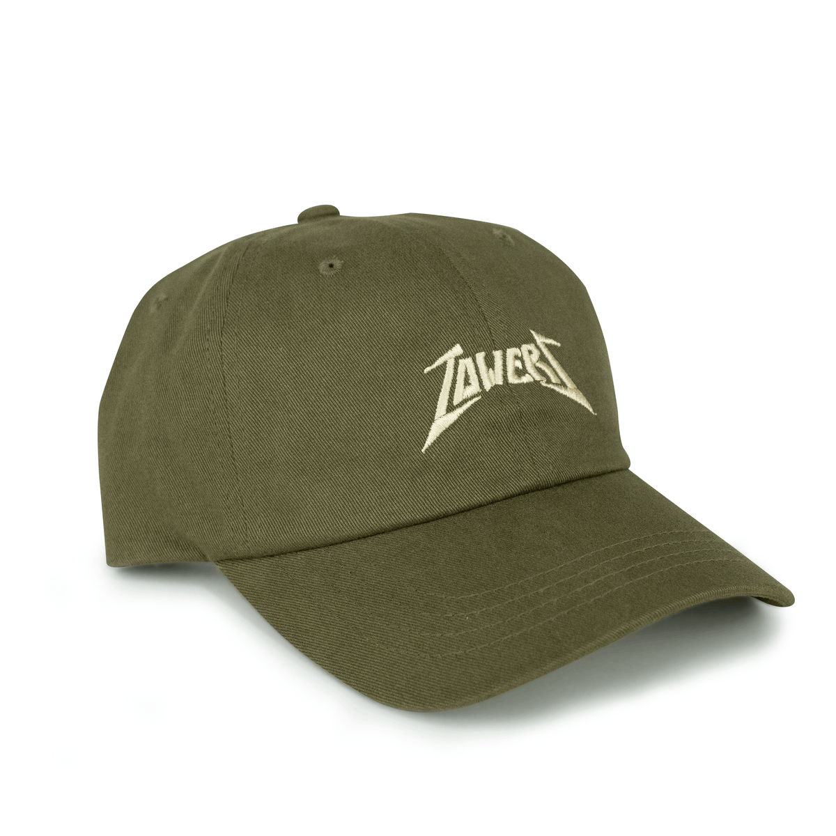 Towers Metal Strap Back Hat - Olive – No-Comply Skateshop